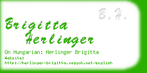 brigitta herlinger business card